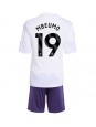 Billige Manchester United Bryan Mbeumo #19 Bortedraktsett Barn 2025-26 Kortermet (+ Korte bukser)